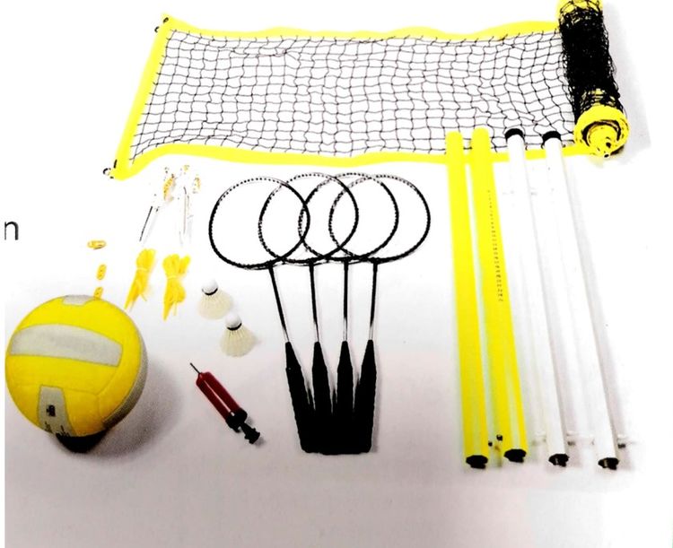 Portable Easy Assembly Badminton, Volleyball Net 9.7*0.91m